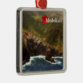 Westküste Moloka'i Silbernes Ornament (Rechts)