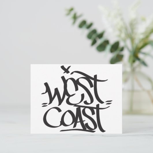 Westküste Postkarte (Stehend Vorderseite)