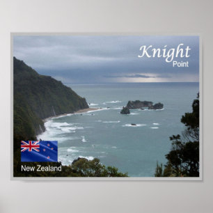 Westküste - Ritterpunkt - Neuseeland - Poster