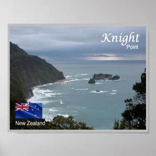Westküste - Ritterpunkt - Neuseeland - Poster (Vorne)