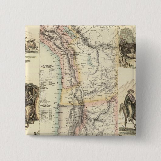 Westküste Südamerikas Button (Vorderseite)