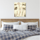 Westküste Südamerikas Leinwanddruck (Insitu (Schlafzimmer))