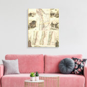 Westküste Südamerikas Leinwanddruck (Insitu (Wohnzimmer))