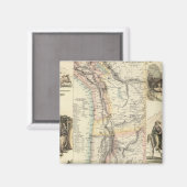 Westküste Südamerikas Magnet (Vorderseite/Rückseite)