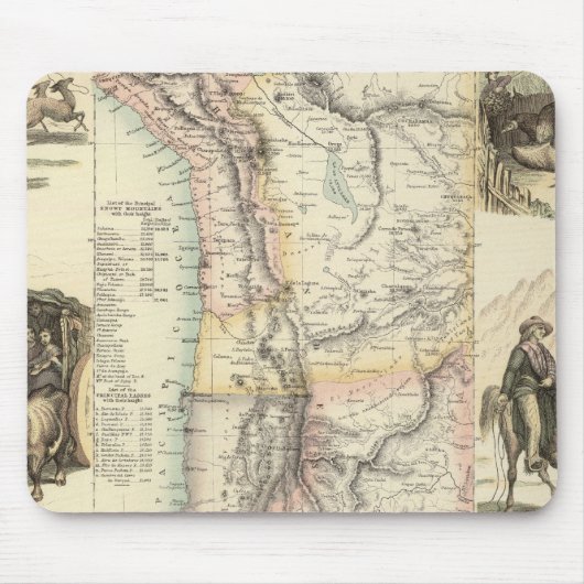 Westküste Südamerikas Mousepad (Vorne)