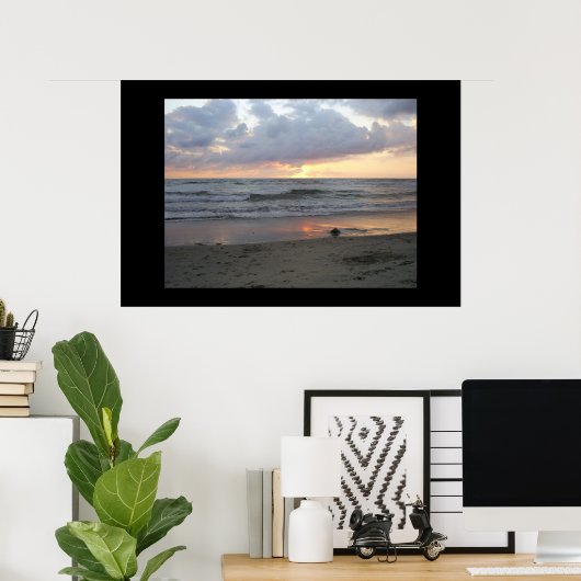Westküste Sunset Poster (Heimbüro)