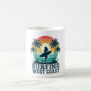 Westküste Surfen Kaffeetasse