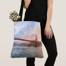 Westküsten-Ästhetik Golden Gate Bridge SF-Geschenk Tasche