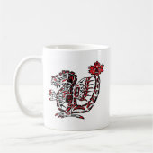 Westküsten-Drache Kaffeetasse (Links)
