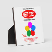 WESTKÜSTENGRAFFITI FOTOPLATTE (Vorderseite)