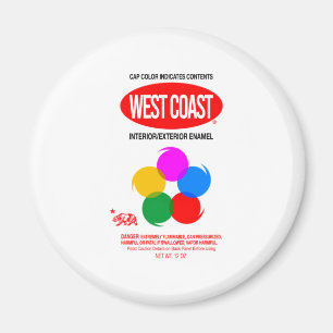 WESTKÜSTENGRAFFITI MAGNET
