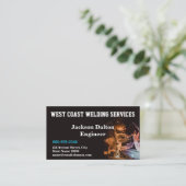 WESTKÜSTENSCHWEISSDIENSTE VISITENKARTE (Stehend Vorderseite)