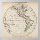 Westl Halbkugel Poster (Vorne)