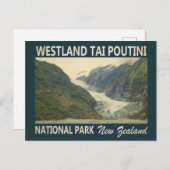 Westland Tai Poutini Nationalpark Neuseeland Postkarte (Vorne/Hinten)