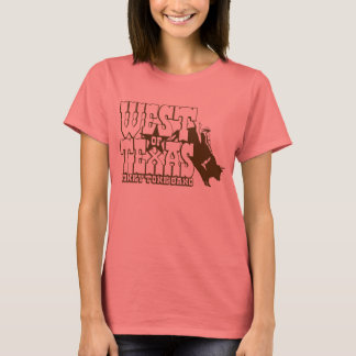 Westlich von Texas Girl's Ringer T-Shirt