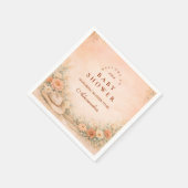 Westliche Baby-Party mit Blumen Serviette (Ecke)