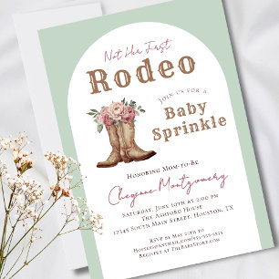 Westliche Babyparty - Nicht Ihr Erstes Rodeo Sprin Einladung