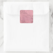 westliche Betriebe Quadratischer Aufkleber (Tasche)