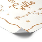 Westliche Brautparty-Karten und Geschenke Poster (Ecke)