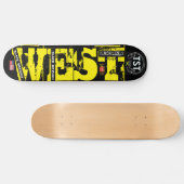WESTLICHE EIN Skateboard (Horizontal)