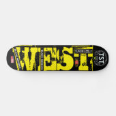 WESTLICHE EIN Skateboard (Horizontal)