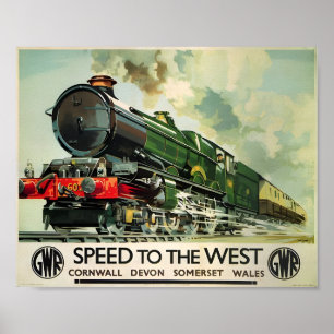 Westliche Fahrt - Eisenbahn des großen Westerns Poster