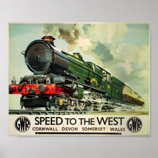 Westliche Fahrt - Eisenbahn des großen Westerns Poster