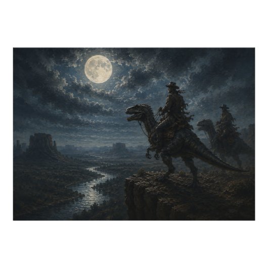 Westliche Fantasy-Kunst Fotodruck (Vorne)