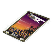 Westliche Inseln Island Reiseplakat Magnet (Linke Seite)