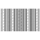 Westliche Jackkaninchen und geometrische Muster Tischdecke (Vorderseite (Horizontal))