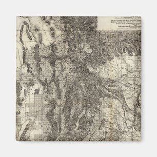 Westliche neue sektorale und topographische Karte Magnet