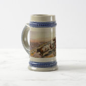 Westliche Nostalgie Bierglas (Vorderseite Links)