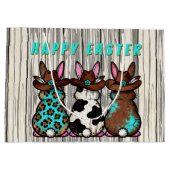 Westliche Osterhasen-Geschenktasche Große Geschenktüte (Rückseite)