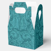 Westliche Partygeschenk- oder Geschenkbox-Fauxlede Geschenkschachtel (Geöffnet)