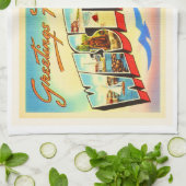 Westliche Rhode Insel RI Vintage Travel Souvenir Geschirrtuch (Gefaltet)