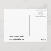 Westliche Spiele in Blätter Hund Art Postkarte (Rückseite)