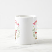 Westliche Weihnachts-Cowboystiefel Kaffeetasse (Mittel)