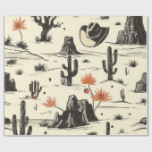Westlicher Berg Geschenkpapier (Flach)