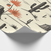 Westlicher Berg Geschenkpapier (Ecke)