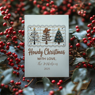 Westlicher Howdy Cowboy Weihnachten