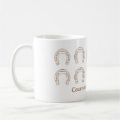 Westlicher Hufeisen-Christlich Kaffeetasse (Links)