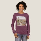 Westlicher Kaktuspferd Tri-Blend Shirt (Volle Vorderseite)