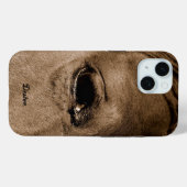 Westlicher rustikaler Vintage-Brauner Case-Mate iPhone Hülle (Rückseite (Horizontal))