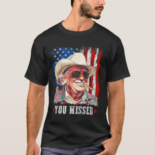 Westlicher Trump Cowboy Du hast Trump 2025 Amerika T-Shirt