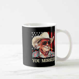 Westlicher Trump Cowboy Du Hast Trump 2025 Flagge  Kaffeetasse