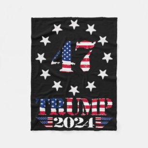Westlicher Trump Cowboy Du hast Trump 2025 USA Fah Fleecedecke