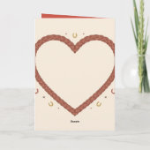 Westlicher Valentinstag-Grußkarte Feiertagskarte (Rückseite)