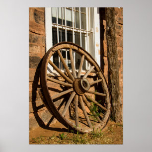 Westlicher Wagenrad Poster