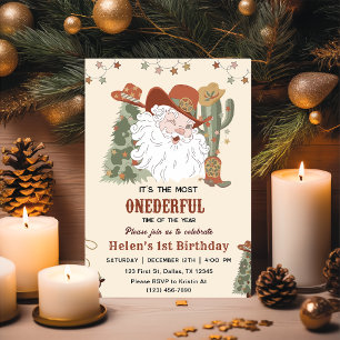 Westlicher Weihnachtsmann Oh Was Für Ein Spaß Weih Einladung