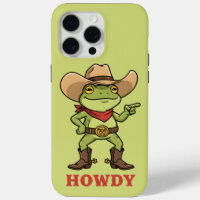 Westlicher Yeehaw Frosch Howdy Frosch Lustiges Cow